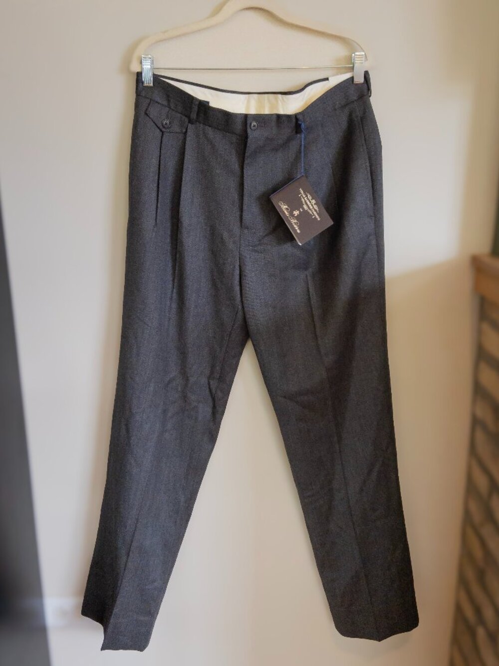 Brooks Brothers Vitale Barberis Pants 33x32 NWT